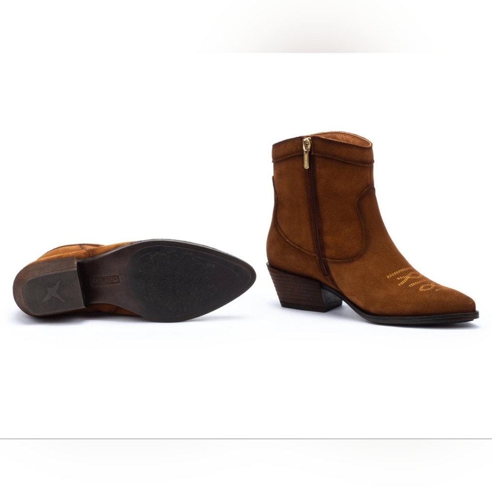 PIKOLINOS VERGEL Women's western suede ankle boot Size 9-9.5